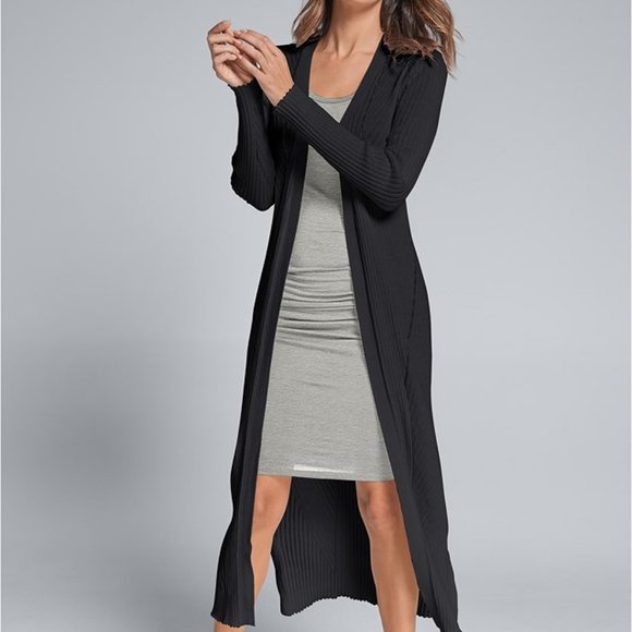 Sonia Rykiel Sweaters - SONIA RYKIEL Paris Midi Length Duster Cardigan
